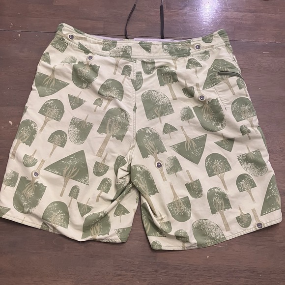 Patagonia Board Shorts Adult 38 Printed Swim Hybrid Outdoors Unlined Hiking Mens - Picture 2 of 8